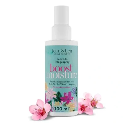 Afbeelding van Jean &amp; Len De speciale haarverzorging Boost Moisture Leave In, geeft je haar extra veel vocht, maakt het gemakkelijker te kammen, nieuwe glans, 100 ml, 1 stuk