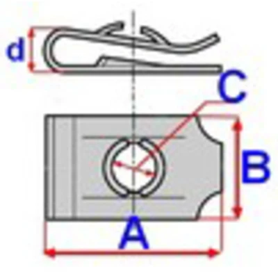 Afbeelding van ROMIX B22182 Clip, sier /beschermingslijst
