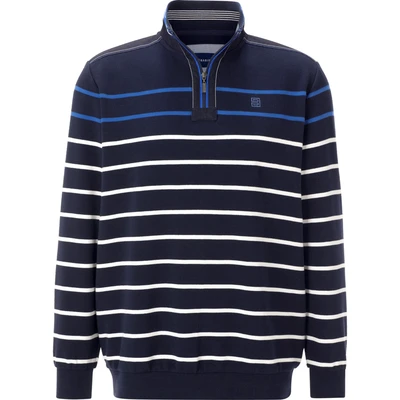 Afbeelding van Babista Sweater, Heren, Maat: Medium, Dunkelblau gestreift