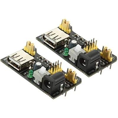 Afbeelding van 2pcs MB102 MB 102 Solderless Breadboard Power Supply Module 3.3V 5V