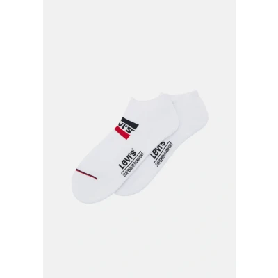 Afbeelding van Levi&#039;s LOW CUT LOGO Unisex 2 PACK Sokken, Maat: 39 42, white /