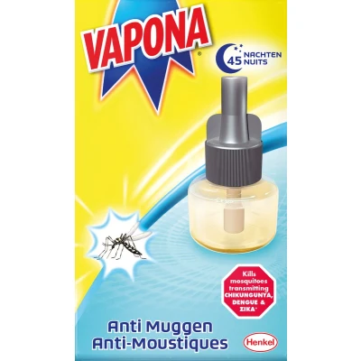 Afbeelding van Vapona Anti mug stekker 45 nachten navul 1 stuks