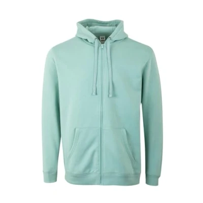 Afbeelding van Mukua SF270U Sweatshirt met ritssluiting en capuchon, uniseks, Salie, maat M, M