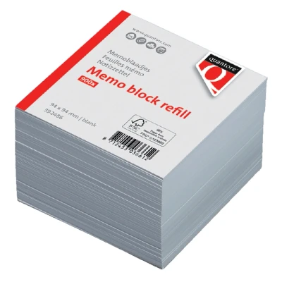 Afbeelding van Memoblaadjes Quantore losbladig 94x94x90mm 900vel