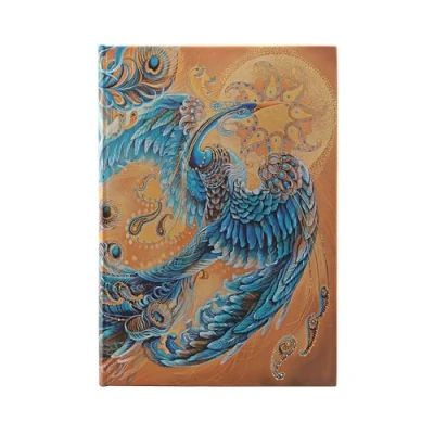 Afbeelding van Bird of Happiness Skybird (Birds Happiness) Midi Unlined Hardback Journal (Elastic Band Closure)