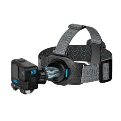 Afbeelding van SUREWO Universele magnetische Quick Release Head Strap Mount voor Go pro, verstelbare hoofdriembevestiging compatibel met Pro Hero 12/11/10/9/8/7/6/5 Zwart, DJI Osmo Action 4/3/2, Insta 360 en meer
