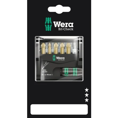 Afbeelding van Wera 05136390001 12 delige Bit Check Wood 1 1/4&#039;&#039;