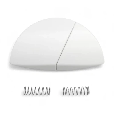 Afbeelding van Friatec Set drukknop spoelknop met veren FRIABLOC F100, F200, (reserveonderdeel voor nr. 333401) (lichtwit (oud))