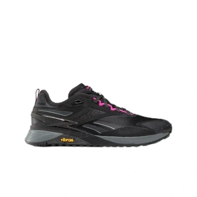 Afbeelding van Reebok NANO X3 Adventure Trainingsschoen, Dames, Maat: 42, Core black/pure grey/laser pink Textiel/ synthetisch