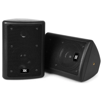Afbeelding van Power Dynamics ODS40B 2 weg speakerset met montagebeugels 75W