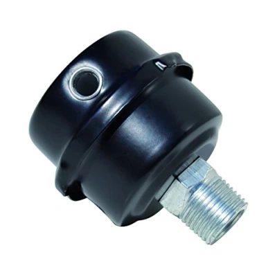 Afbeelding van Cevik CA 875/6 pneumatische luchtfilter metallic 3/8 inch binnendraad, 1/4 buitendraad, voor monoblok compressor