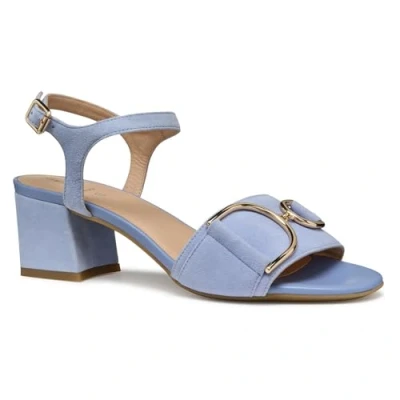 Afbeelding van Geox Eraklia Sandalen, Dames, Maat: 36.5, Light blue Leer