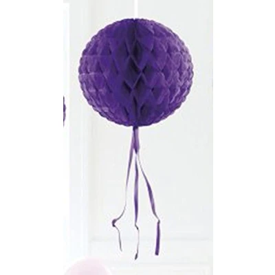 Afbeelding van Paarse Honeycomb Bol 30cm per stuk