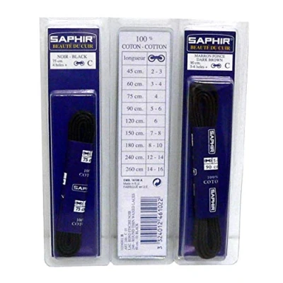 Afbeelding van Saphir Schoenveters middenbruin 60cm
