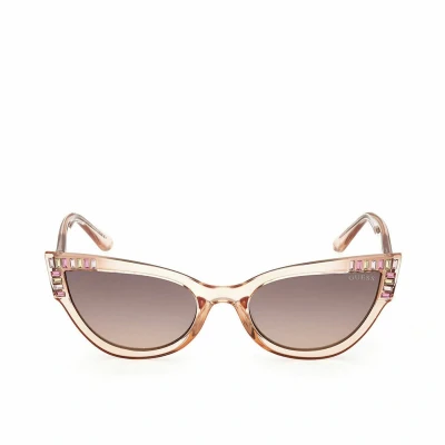 Afbeelding van Guess DA SOLE IN Iniettato Zonnebril, Dames, Maat: One Size, Arancione marrone sfumato