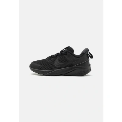 Afbeelding van Nike Performance STAR Runner 4 Unisex Hardloopschoenen neutraal voor kinderen, Maat: 28.5, Black/anthracite Textiel/ synthetisch