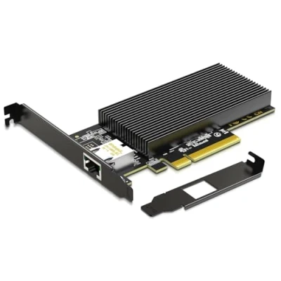 Afbeelding van 10 GB PCI E RJ45 netwerkkaart met Intel X540 controller, GigaPlus 1T Ethernet adapter NIC, compatibel Windows/Linux/ESX servers