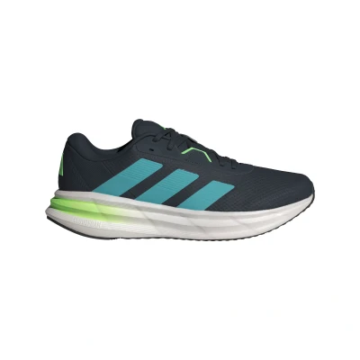 Afbeelding van adidas Heren Galaxy 7 hardloopschoenen, Aurora Ink/Mint ton/Lime Burst, 12.5 UK, Inkt Mint Ton Limoen 48 EU