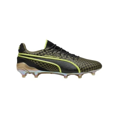 Afbeelding van Puma Nocken KING Ultimate X Porsche Voetbalschoenen met kunststof noppen, Heren, Maat: 44.5, Gruen Leer