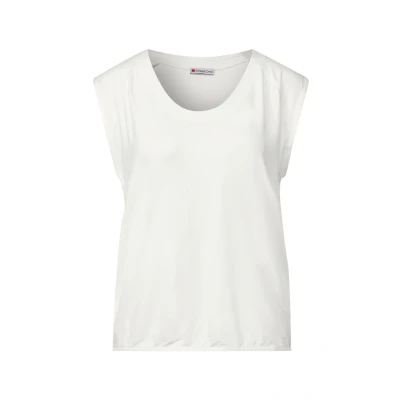 Afbeelding van Street One Tshirt basic, Dames, Maat: 36, Weiß