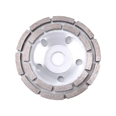 Afbeelding van Diamantslijpschijf 115/125/180 mm, dubbele rij slijpsteen, beton, diamant, slijpschijf met trillingsvrij design (125 mm)