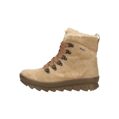 Afbeelding van Legero Snowboots, Dames, Maat: 38, Giotto (beige) Veloursleer