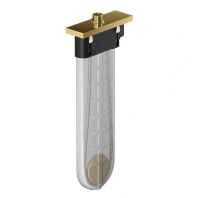 Afbeelding van Hansgrohe sBox afbouwdeel rechthoekig Polished Gold