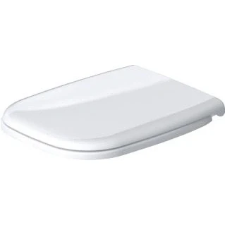 Afbeelding van Duravit D code WC zitting 44.3x35.9x5cm met softclose Kunststof wit Glanzend