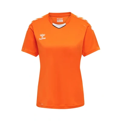 Afbeelding van Hummel Tshirt print orange, Dames, Maat: 40, Orange