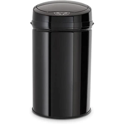 Afbeelding van ECHTWERK Vuilnisemmer INOX BLACK Infraroodsensor, romp van edelstaal, inhoud 30 liter (2 delig)