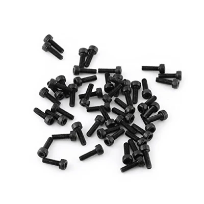 Afbeelding van M3 Black Hex fitting kop schroeven set 12,9 graden legering koolstofstaal DIN912 4 50 mm, volledige schroefdraad, effen afwerking (M3 x 10 mm (volledige schroefdraad) stuks)