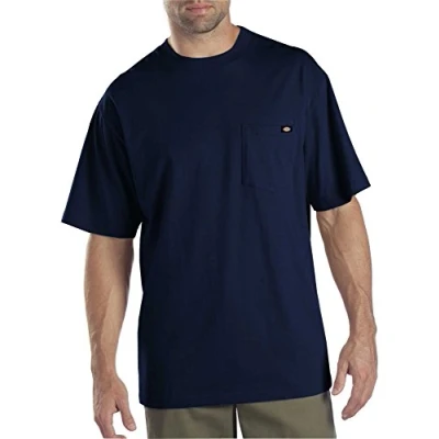 Afbeelding van Dickies Heren 2 Pack korte mouw Pocket T Shirts, Donkere marine, XXL