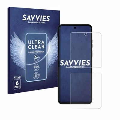 Afbeelding van Savvies Screenprotector voor Motorola Razr 50 Ultra Folie Beschermfolie transparant (6 Stuks)