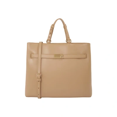 Afbeelding van Tommy Hilfiger Heritage Satchel Handtas, Dames, Maat: One Size, Khaki
