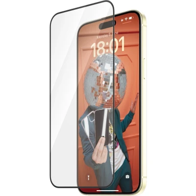 Afbeelding van PanzerGlass Refresh Screen Protector Geschikt voor Apple iPhone 15 Plus Case Friendly Tempered Glass Full met EasyAligner Montageframe