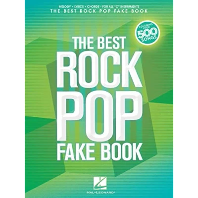 Afbeelding van The Best Rock Pop Fake Book: For C Instruments