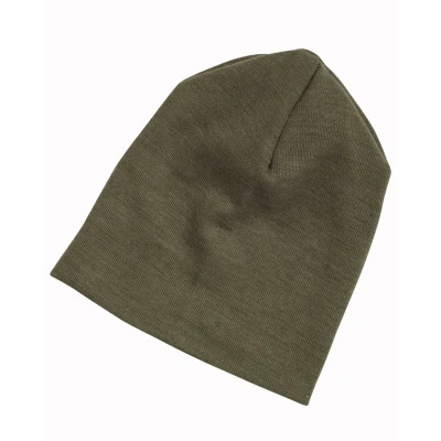 Afbeelding van Engel Natur Beanie van wol/zijde olive maat 110 116 (hoofdomvang 50 52)