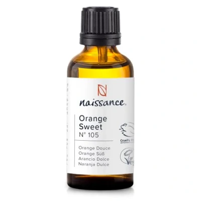 Afbeelding van Naissance Sweet Orange Essential Oil (nr. 105) 50ml Puur, Natuurlijk, Koud Geperst, Wreedheidvrij, veganistisch en onverdund Gebruik in Aromatherapie &amp; Diffusers
