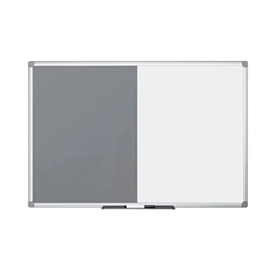 Afbeelding van Combibord MAYA, gecombineerd prikbord en whiteboard Kurk of vilt, div. afmetingen