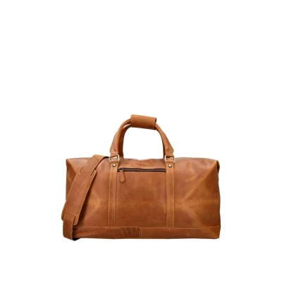 Afbeelding van Gusti Leder Ruben Weekendtas, Maat: One Size, Rotbraun