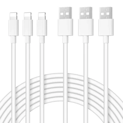 Afbeelding van iPhone Oplaadkabel 1M 3Pack [MFi Gecertificeerd], USB naar Lightning Kabel Snellaadkabel Snel Oplader voor 14 13 12 11 Pro Max XS XR X 8 7 6 5, iPad, iPod, AirPo
