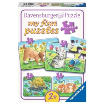 Afbeelding van Ravensburger Niedliche Haustiere Puzzel voor kinderen, Maat: One Size, Multi coloured
