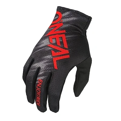 Afbeelding van Oneal Matrix Voltage Zwart/Rood Motorcross handschoenen, zwart rood, afmeting M voor man