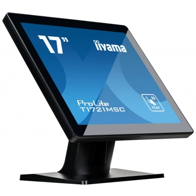 Afbeelding van Iiyama ProLite T1721MSC B2 Touchscreen monitor Energielabel: E (A G) 43.2 cm (17 inch) 1280 x 1024 Pixel 5:4 5 ms VGA, HDMI, Audio Line out, USB IPS LED
