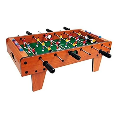 Afbeelding van small foot 6702 houten tafelvoetbaltafel kan op elk tafelblad worden geplaatst, vanaf 5 jaar.