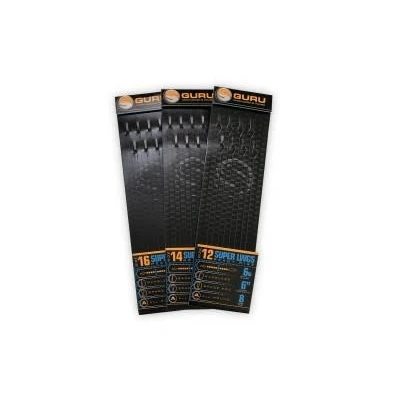 Afbeelding van Guru Super LWGS Ready Rigs 6&quot; Onderlijnen Haak 14 0.17mm