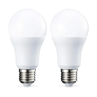 Afbeelding van Amazon Basics Ledlampen, Edison schroefdraad E27, 10 W (equivalent aan een gloeilamp van 75 W), koud wit, niet dimbaar, 2 stuks