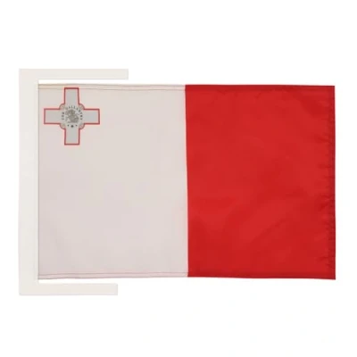 Afbeelding van Malta Vlag 45x30 cm koorden Maltese SMALL vlaggen 30 x 45 Banner 18x12 in hoge kwaliteit AZ FLAG