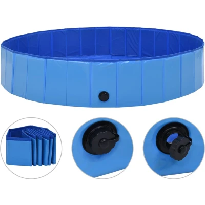 Afbeelding van vidaXL Hondenzwembad inklapbaar 80x20 cm PVC rood