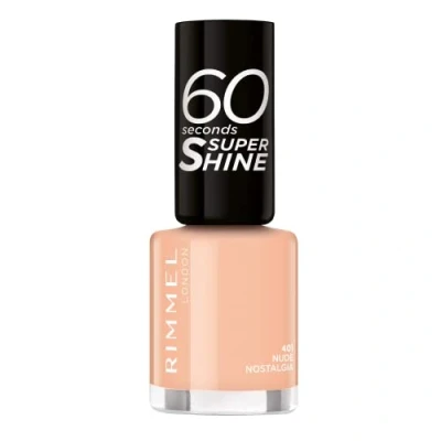 Afbeelding van Rimmel 60 Seconds Super Shine Nagellak 401 Nude Nostalgia